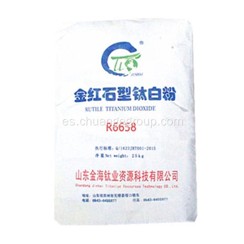Jinhai Brand Titanium Dioxide R6658 para tinta solvente
